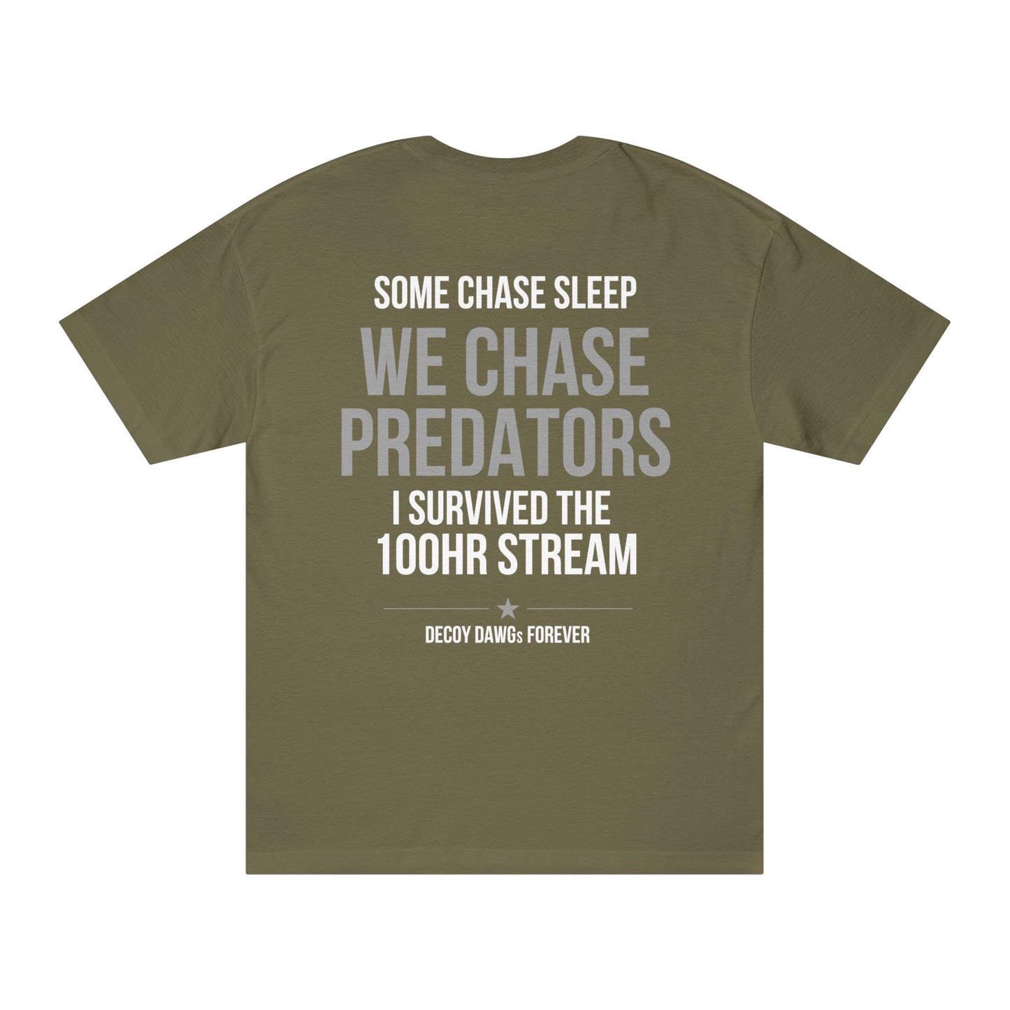 Decoy Dawgs 'I Survived the 100HR Stream' Tee