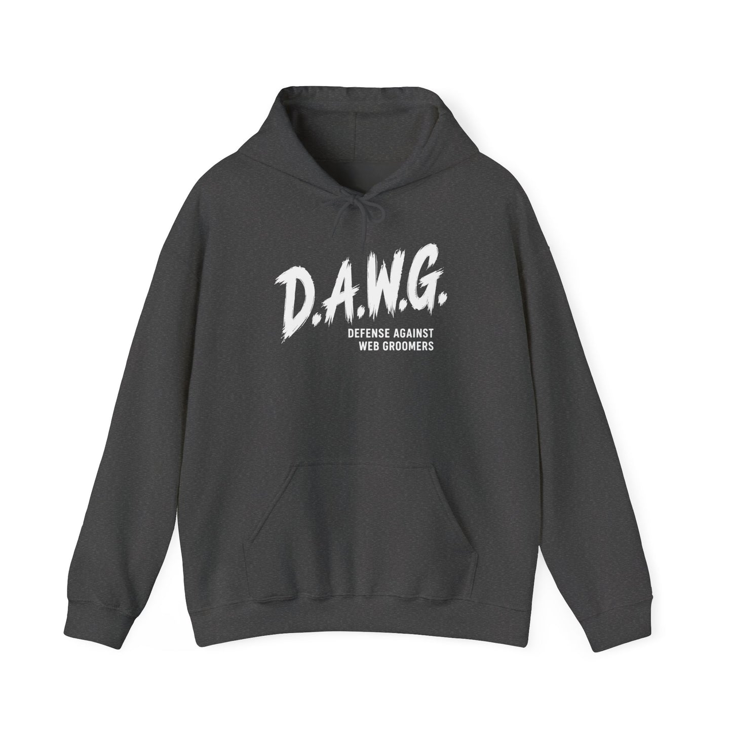DAWG "Defense Against Web Groomers" Hoodie — Awareness & Advocacy Pullover