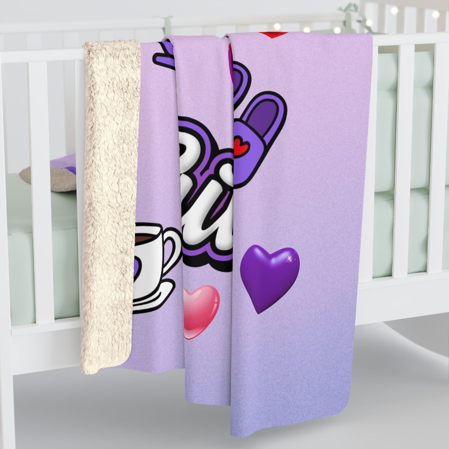 "Comfy Cozy Cutesy" Blanket 60 x 80