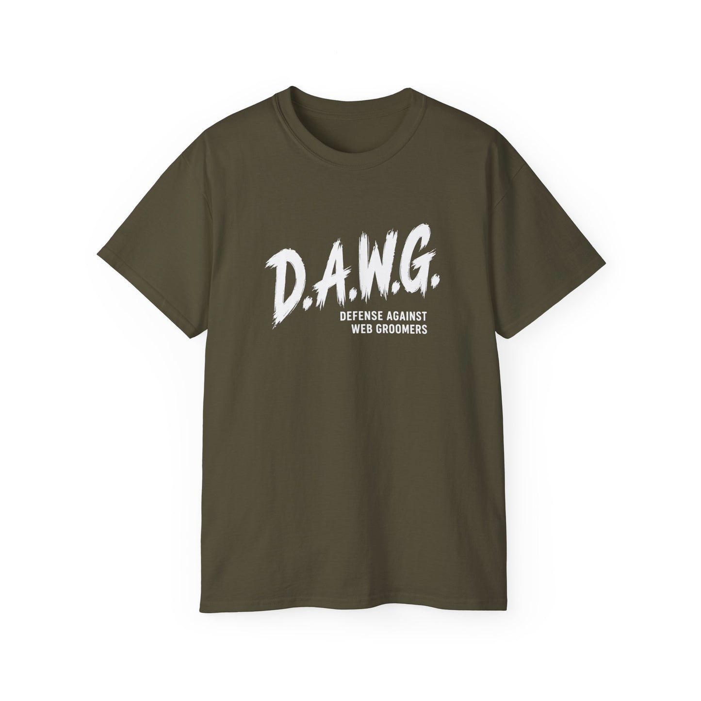 D.A.W.G. Tee — Defense Against Web Groomers Awareness Shirt